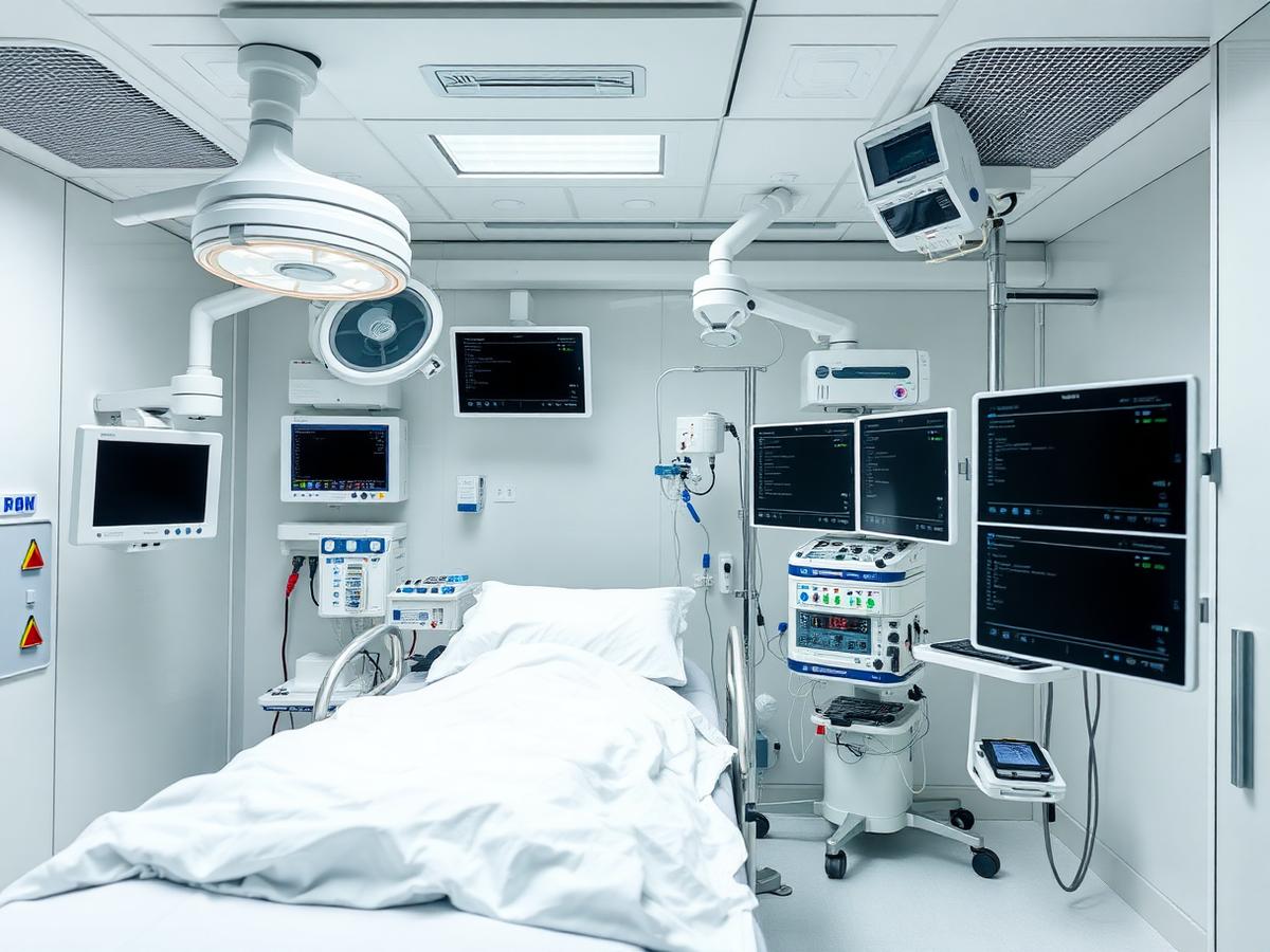Modern intensive care unit at ASTROMEDICS